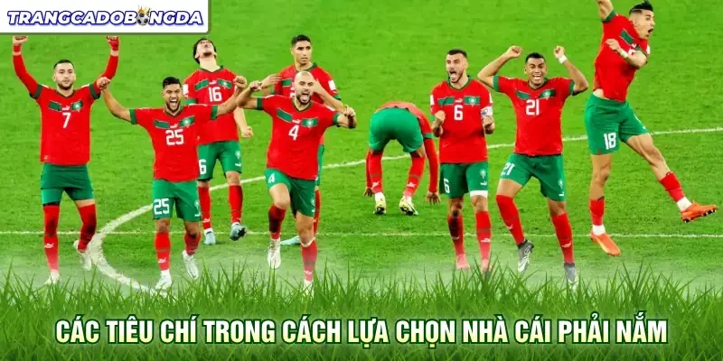Các tiêu chí trong cách lựa chọn nhà cái phải nắm